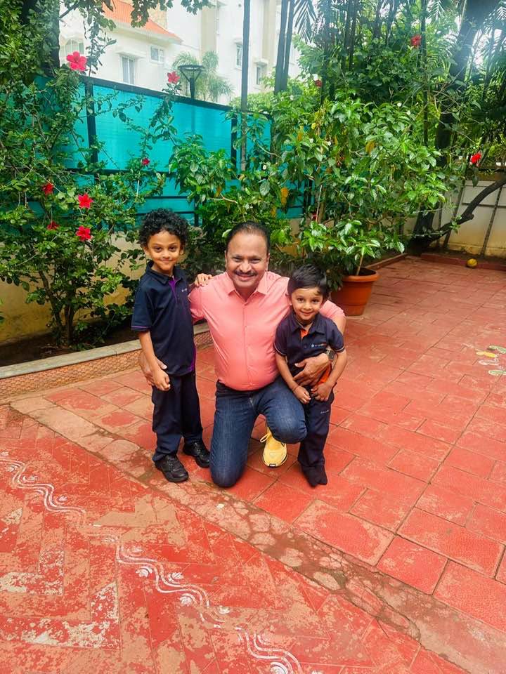 A teacher with two Cagnibot students!