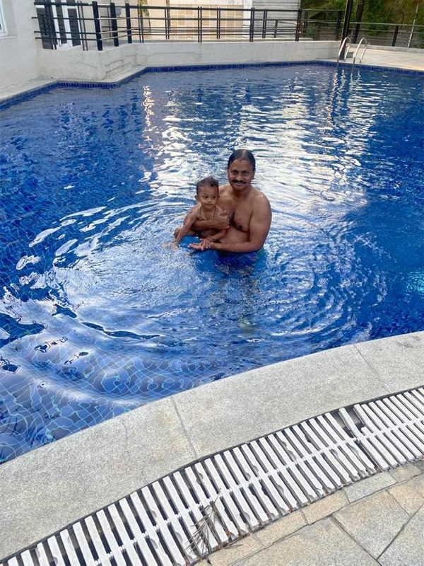 Grandpa And Grandson Making Memories