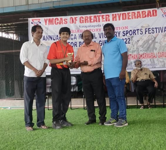 Ruthvik- First prize in inter school chess competitions 