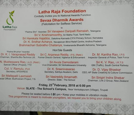 Sevaa Dharmik Awards 