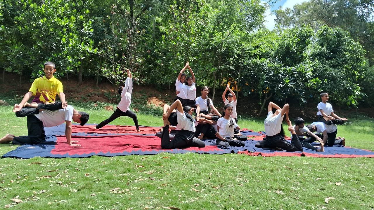 Todays field trip. Yoga. Debates. Games.