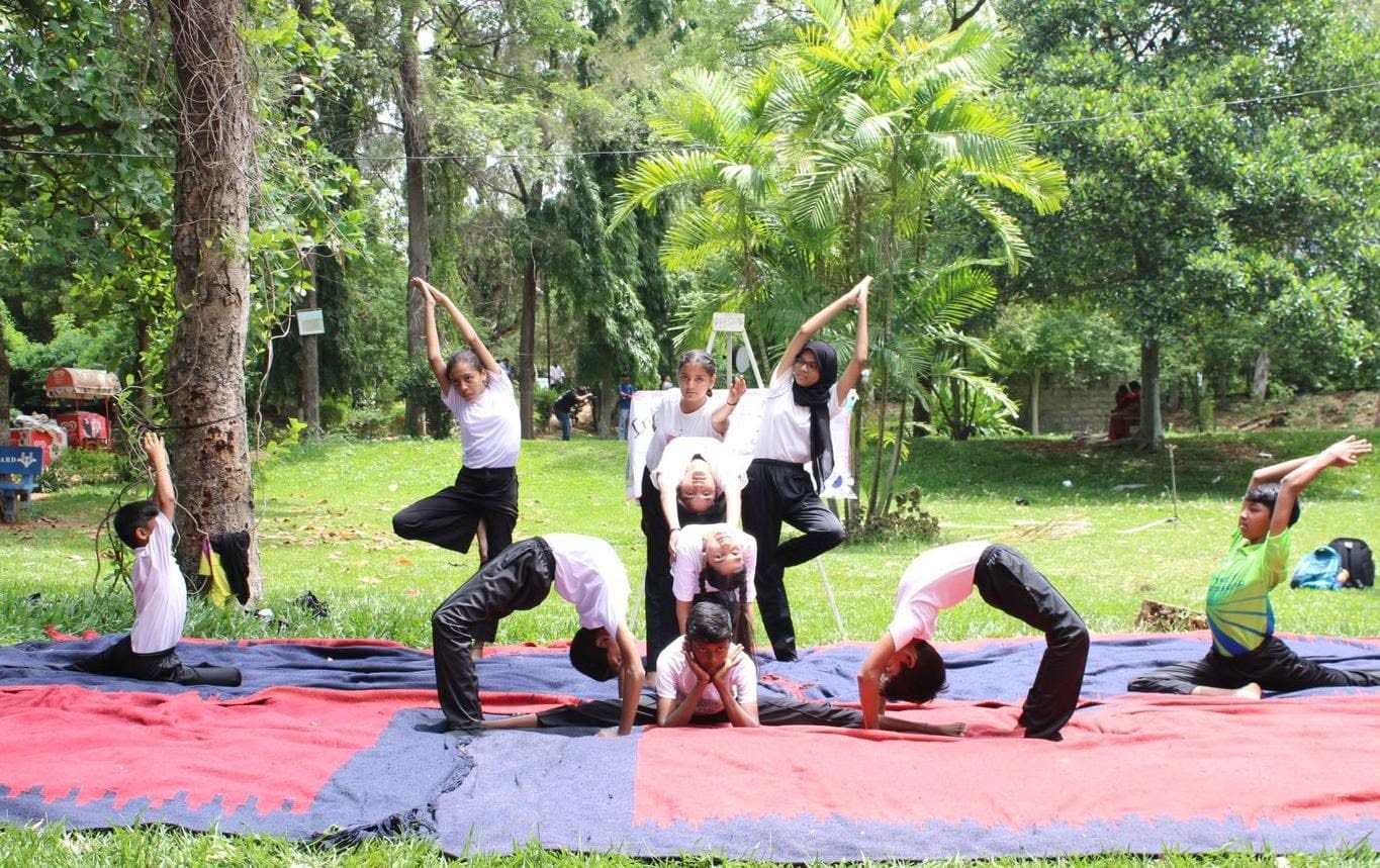 Todays field trip. Yoga. Debates. Games.
