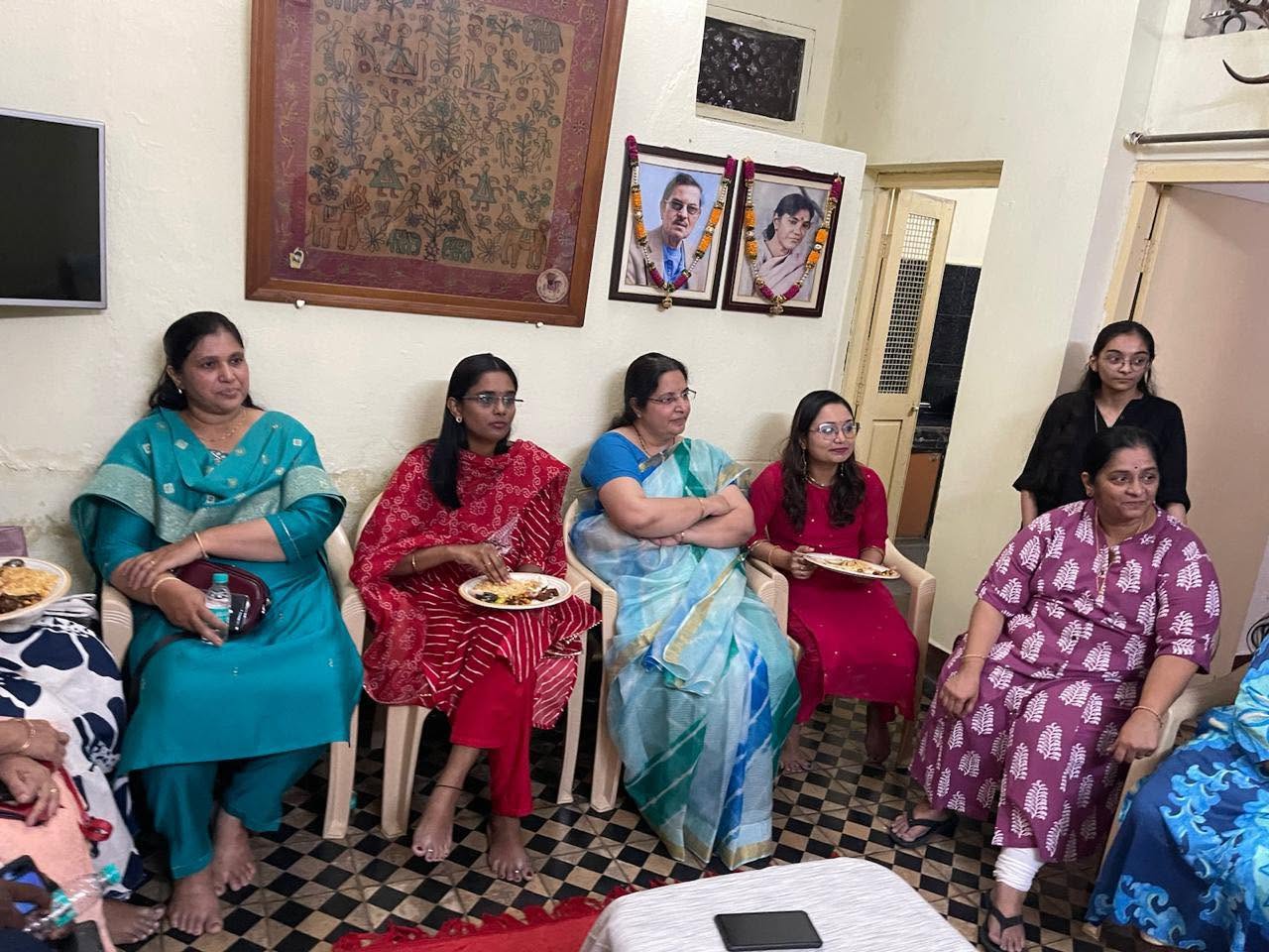 Lunch hosted by Sapna Bhatnagar, Dean Slate at her residence.