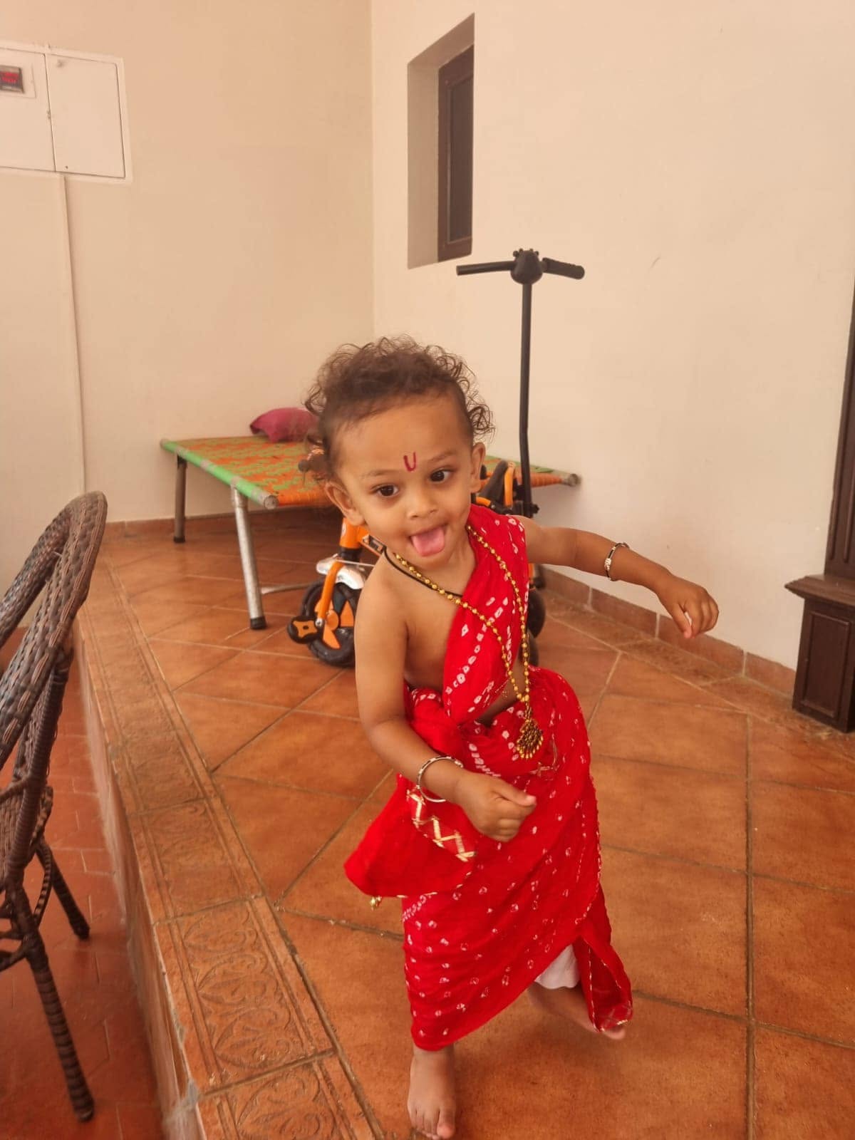 The Mischievous Little Girl