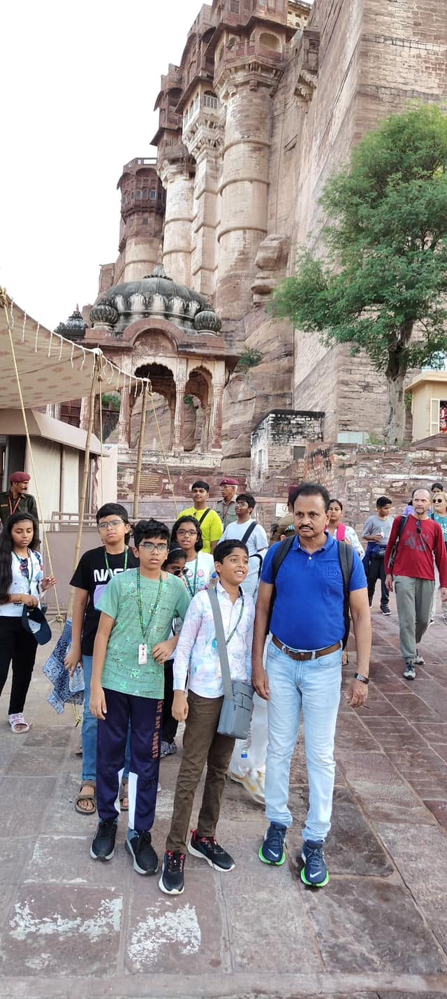 Mehragarh fort. Jodhpur. Teacher cum Guide cum body guard. Mehragarh fort. Jodhpur. Teacher cum Guide cum body guard.