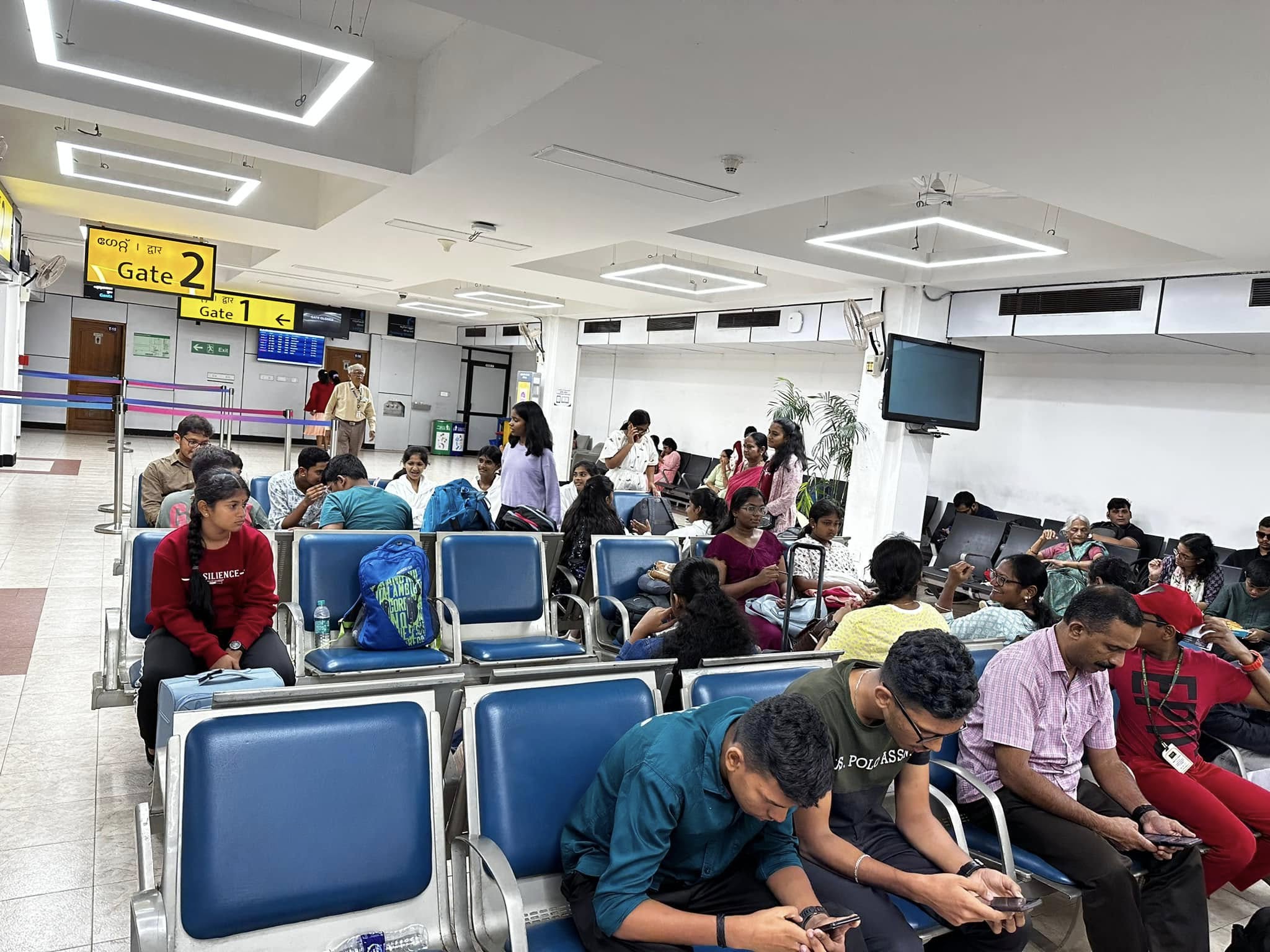 After nine days of exploring hills, valleys, rivers, and seas-and carrying back sweet memories-the journey home begins just as the festival approaches! Thiruvananthapuram Airport.