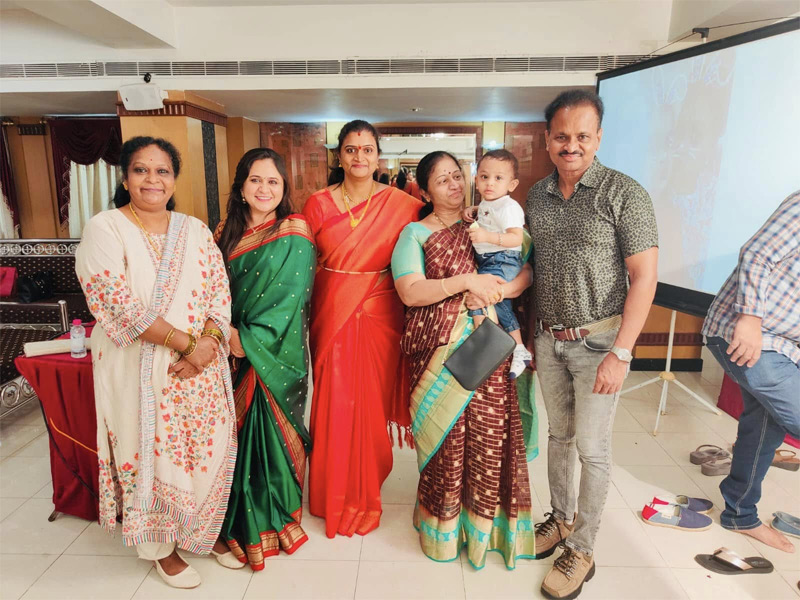With Executives of Slate.  At a function