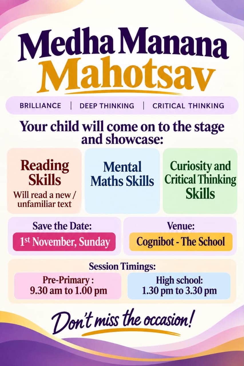 Hi Sir, Cognibot only pre primary or primary also there sir on 1st Nov. It is showing preprimary only. And also the entry is for other school students also right sir.